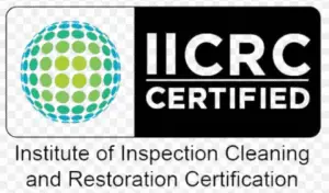 IICRC Certified Restoration and Cleaning Badge